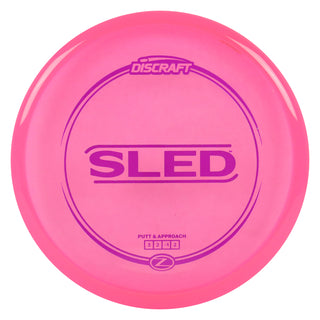 Discraft Disc Golf Z Line Sled Putt and Approach 3/2/-1/2 Pink/Purple 177-180g