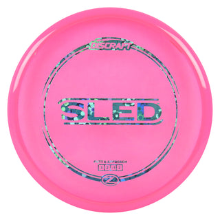 Discraft Disc Golf Z Line Sled Putt and Approach 3/2/-1/2 Pink/Blue Flowers 173-174g