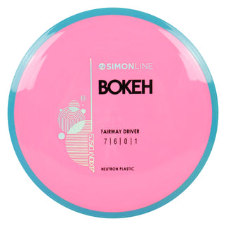 Axiom Disc Golf Simon Line Neutron Bokeh Fairway Driver 7/6/0/1 Pink/Blue 166 grams