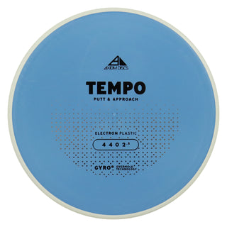 Axiom Disc Golf Electron Tempo Putt and Approach 4/4/0/2.5 Blue/White 173 grams