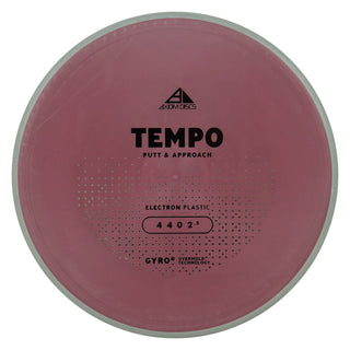 Axiom Disc Golf Electron Tempo Putt and Approach 4/4/0/2.5 Plum/Grey 170 grams