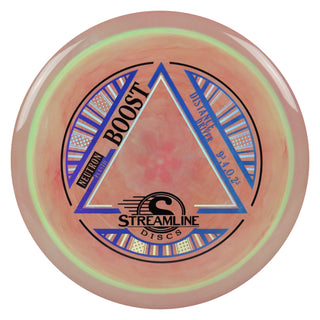 Streamline Discs Neutron Boost Distance Driver 9.5/4/0/2.5 Blush Lime/Blue 175 grams