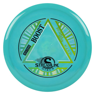 Streamline Discs Neutron Boost Distance Driver 9.5/4/0/2.5 Turquoise/Teal Gold 174 grams