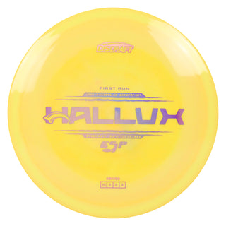 Discraft Disc Golf Ricky Wysocki First Run ESP Hallux Distance Driver 10/5/0/3 Yellow/Lavender 176g