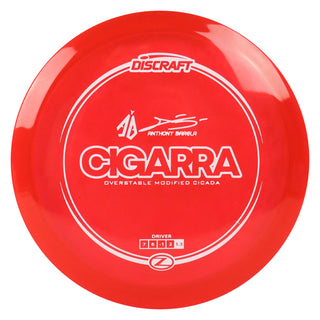Discraft Disc Golf Anthony Barela Signature Series Z Line Cigarra Driver 7/6/-1/2 Red/White 169g