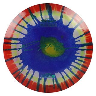 Discraft Disc Golf Paul McBeth Z Line Fly Dye Athena Fairway Driver 7/5/0/2 Blue Splat/Green 173-174g