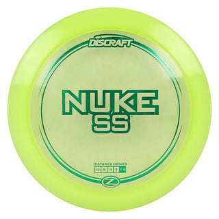 Discraft Disc Golf Z Line Nuke SS Distance Driver 13/5/-3/3 Yellow/Green 167-169g