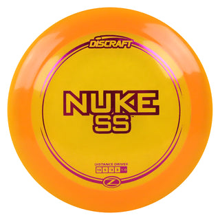 Discraft Disc Golf Z Line Nuke SS Distance Driver 13/5/-3/3 Orange/Magenta 173-174g