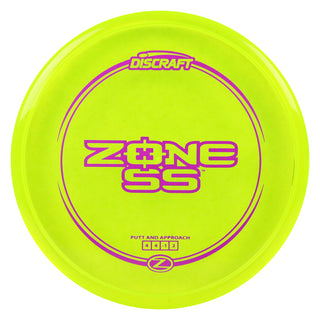 Discraft Disc Golf Z Line Zone SS Putter 4/4/-1/2 DayGlo/Purple 173-174g
