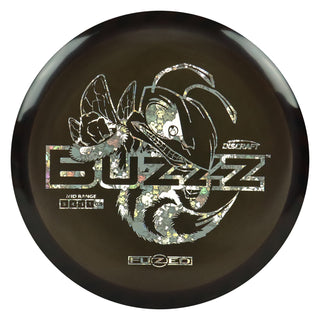 Discraft Disc Golf Fuzed Line Buzzz with Saw Pattern Midrange 5/4-1/1 Black with Pink Saw/Buzzz Holo 173-174g