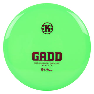 Kastaplast Disc Golf K1 Gadd Midrange 5/5/0/2 Green/Purple 172 grams