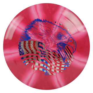 Dynamic Disc Golf Fuzion Burst Freedom Screaming Eagle Distance Driver Red/USA 173 grams