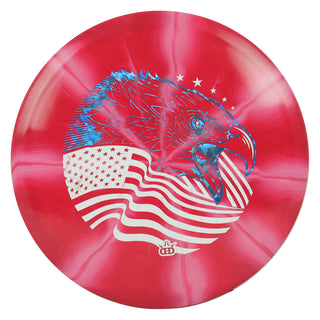 Dynamic Disc Golf Fuzion Burst Truth Screaming Eagle Midrange Red/Blue Shatter 178 grams