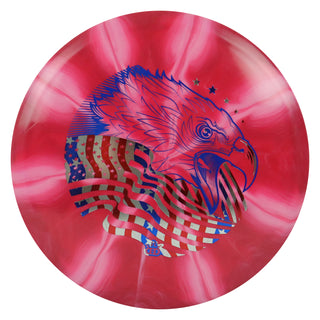Dynamic Disc Golf Fuzion Burst Truth Screaming Eagle Midrange Red/USA 178 grams