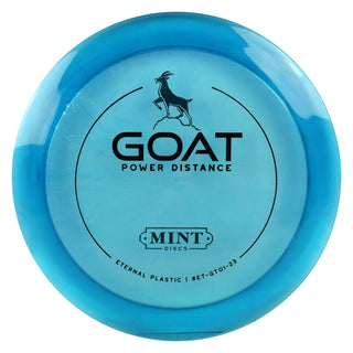 Mint Disc Golf Eternal Goat Distance Driver 12/4/-1/3 Blue/Blue 168 grams