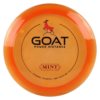 Mint Disc Golf Eternal Goat Distance Driver 12/4/-1/3 Orange/Red Shimmer 172 grams