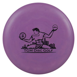 Discraft Luna with TGM Disc Golf Stamp Putt and Approach Purple/Black 174g