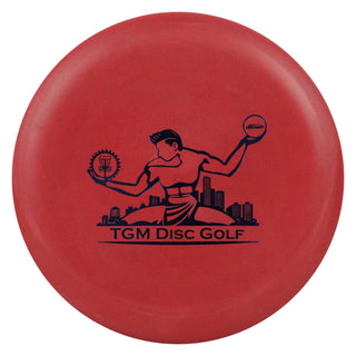 Discraft Luna with TGM Disc Golf Stamp Putt and Approach Red/Indigo 175g