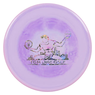 Discraft ESP Zone with TGM Disc Golf Stamp Putt and Approach Lavender/Money Holo 174g