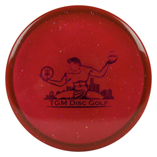 Discraft Z Confetti Zone SS with TGM Disc Golf Stamp Putt and Approach Dark red/Purple 173-174g