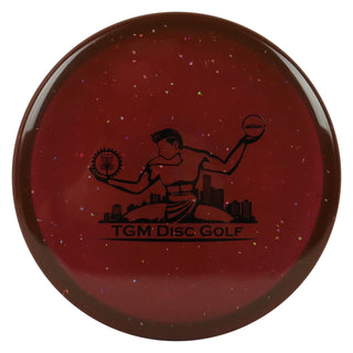Discraft Z Confetti Zone SS with TGM Disc Golf Stamp Putt and Approach Plum/Black 173-174g