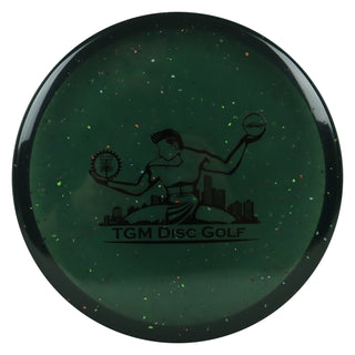 Discraft Z Confetti Zone SS with TGM Disc Golf Stamp Putt and Approach Black/Black 173-174g