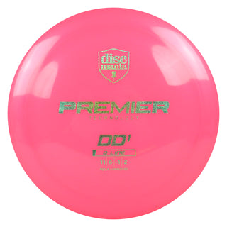 Discmania Disc Golf Premier Q-Line DD1 Distance Driver 11/6/-1/2 Pink/Green Shimmer 174 grams