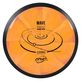MVP Disc Golf Wave Distance Driver Cosmic Neutron 11/5/-2/2 Bright Peach 164 grams