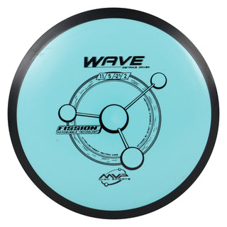 MVP Disc Golf Fission Wave Distance Driver 11/5/-2/2 Teal 161 grams