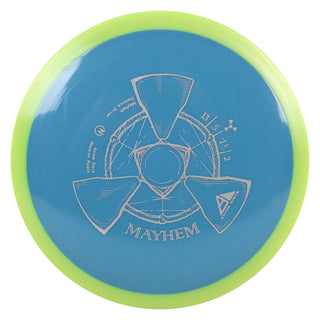 Axiom Disc Golf Neutron Mayhem Distance Driver 13/5/-1.5/2 Slate/Yellow 173 grams