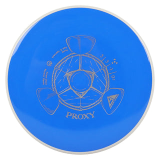 Axiom Disc Golf Neutron Proxy Putter 3/3/-1/0.5 Blue/White 174 grams