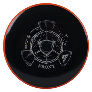 Axiom Disc Golf Neutron Proxy Putter 3/3/-1/0.5 Black/Orange 171 grams