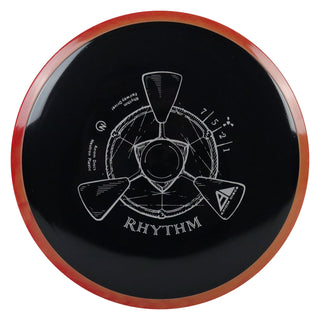 Axiom Disc Golf Neutron Rhythm Fairway Driver 7/5/-2/1 Black/Red Orange 175 grams