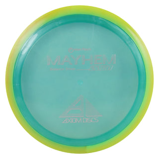 Axiom Disc Golf Proton Mayhem Distance Driver 13/5/-1.5/2 Mint/Yellow 169 grams