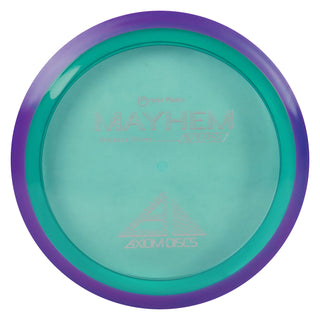 Axiom Disc Golf Proton Mayhem Distance Driver 13/5/-1.5/2 Green/Purple 168 grams