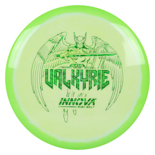 Innova Disc Golf Halo Star Valkyrie Fairway Driver 9/4/-2/2 Green White/Green Shatter 173 grams