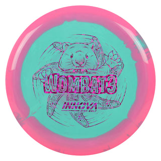 Innova Disc Golf Halo Star Wombat3 Midrange 5/6/-1/0 Pink Teal/Magenta Shatter 165 grams