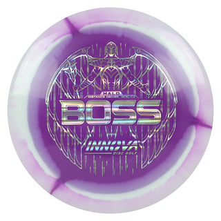Innova Disc Golf Halo Star Boss Distance Driver 13/5/-1/3 White Purple/Holo 166 grams