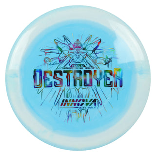 Innova Disc Golf Halo Star Destroyer Distance Driver 12/5/-1/3 White Blue/Jellybean 157 grams
