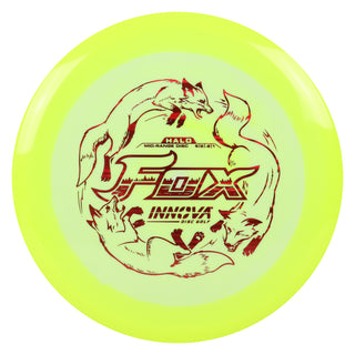Innova Disc Golf Halo Star Fox Midrange 5/6/-2/1 Yellow White/Red Lines 167 grams