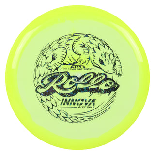 Innova Disc Golf Halo Star Rollo Midrange (Roller) 5/6/-4/1 Yellow/Black Stars 168 grams