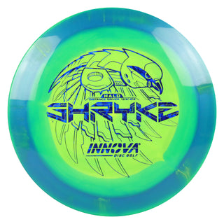 Innova Disc Golf Halo Star Shryke Distance Driver 13/6/-2/2 Blue Yellow/Navy Shatter 160 grams