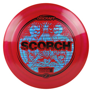 Disc Golf Z Line Reimagined Scorch Distance Driver 11/6/-2/2 Red/Blue Lines/Black 173-174g