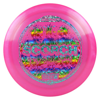 Disc Golf Z Line Reimagined Scorch Distance Driver 11/6/-2/2 Pink/Rainbow Shatter/Teal Hearts 173-174g