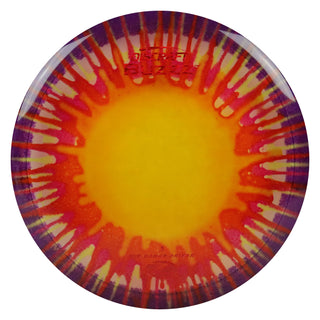 Discraft Disc Golf Z Line Fly Dye Buzzz SS Midrange Disc 5/4/-2/1 Orange Red Splat/Red Lines 175-176g