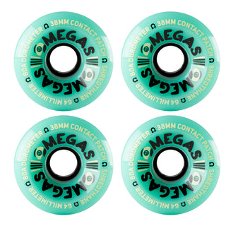 Sector 9 Wheels OMEGA 80A TEAL 64MM