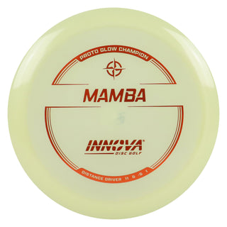 Innova Disc Golf Proto Glow Champion Mamba Distance Driver 11/6/-5/1 Glow/Orange 173 grams