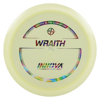 Innova Disc Golf Proto Glow Champion Wraith Distance Driver 11/5/-1/3 Glow/Jellybean 163 grams