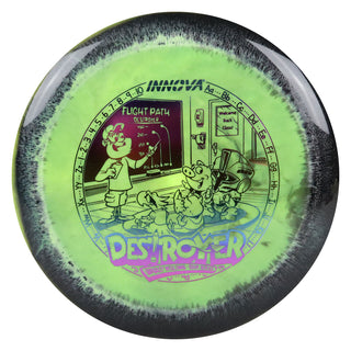 Innova Disc Golf Bradley Williams Tour Series Halo Star Destroyer Distance Driver 12/5/-1/3 Black Green/Purple Metallic 158 grams