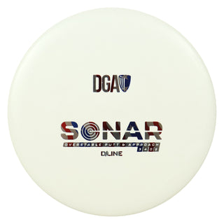 DGA Disc Golf D-Line Sonar Putt and Approach 3/4/0/2 White/USA 173g